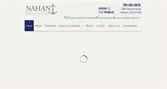 Desktop Screenshot of nahantcountryclub.com